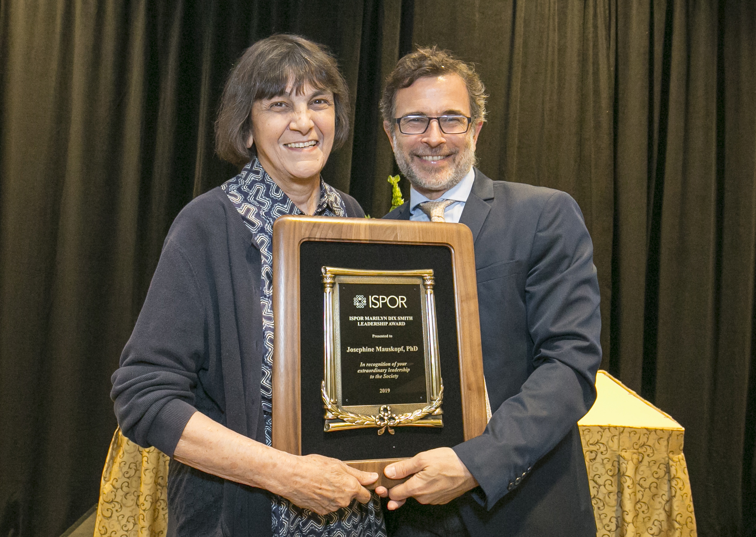 ISPOR Awards Banquet - 2019 Marilyn Dix Smith Leadership Award Honoree Josephine Mauskopf, PhD