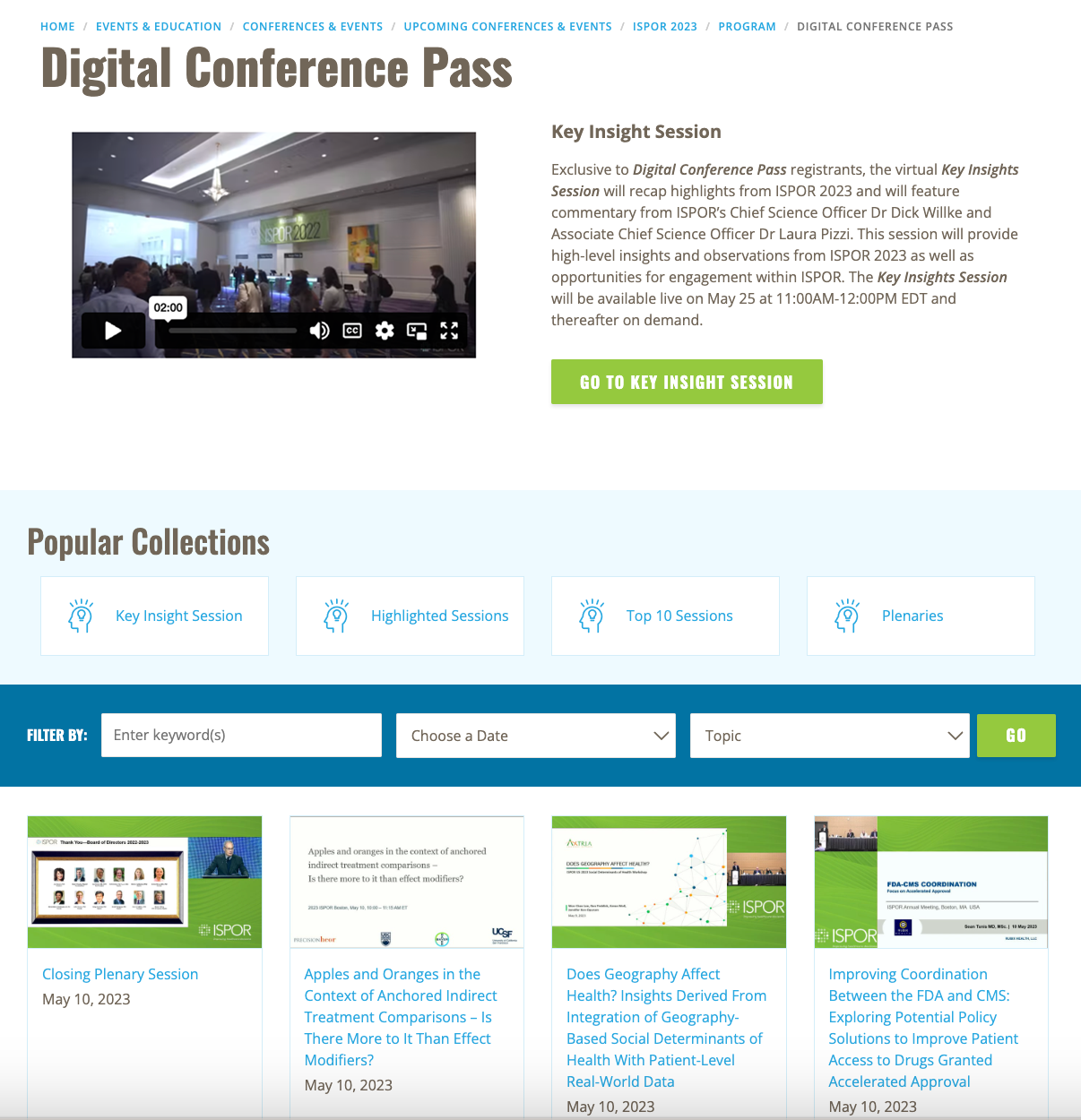 Digital Conference Pass Home Image