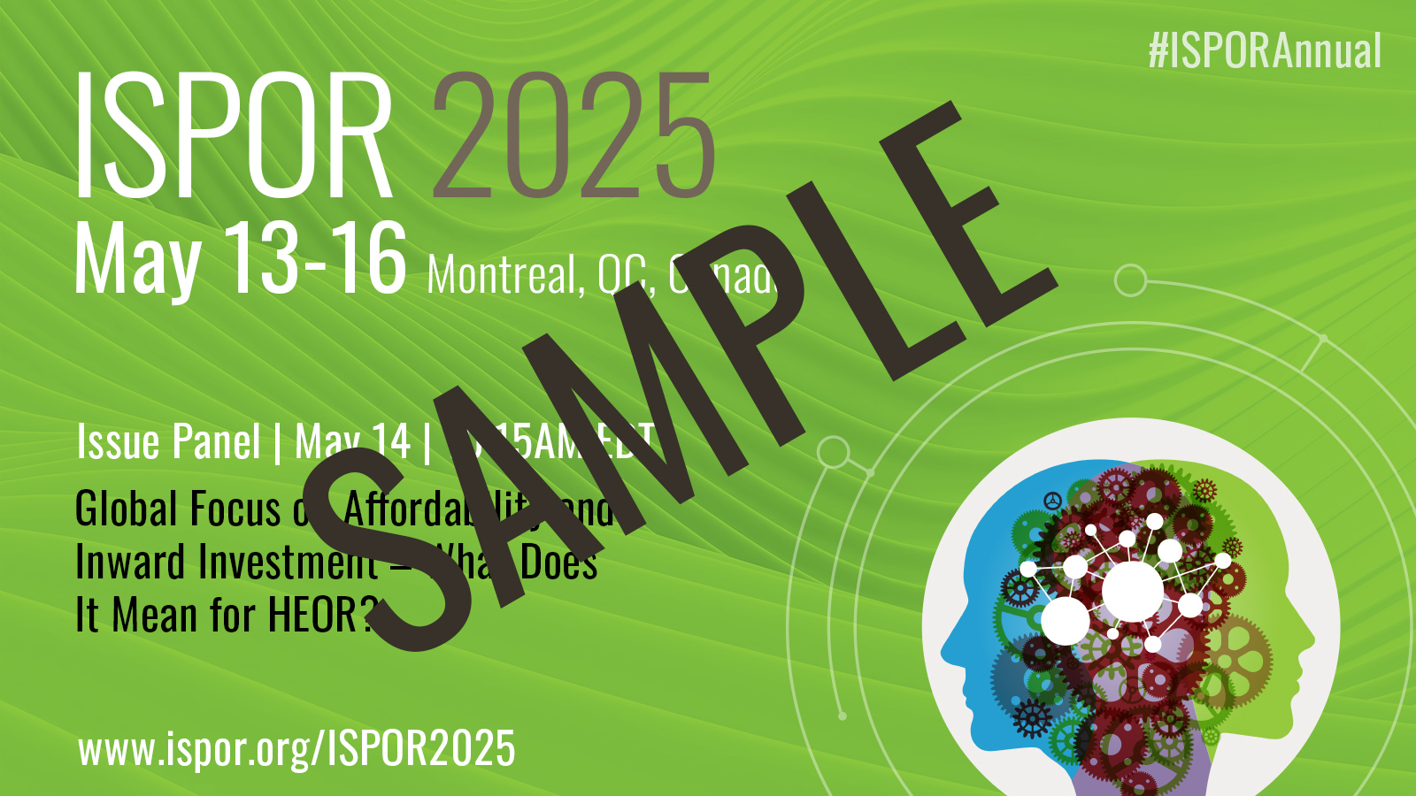 ISPOR_2025_1600x900_Social-Media_Template Sample