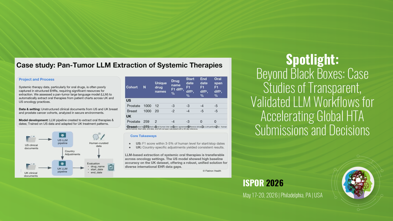 ISPOR - Beyond Black Boxes: Case Studies of Transparent, Validated LLM ...