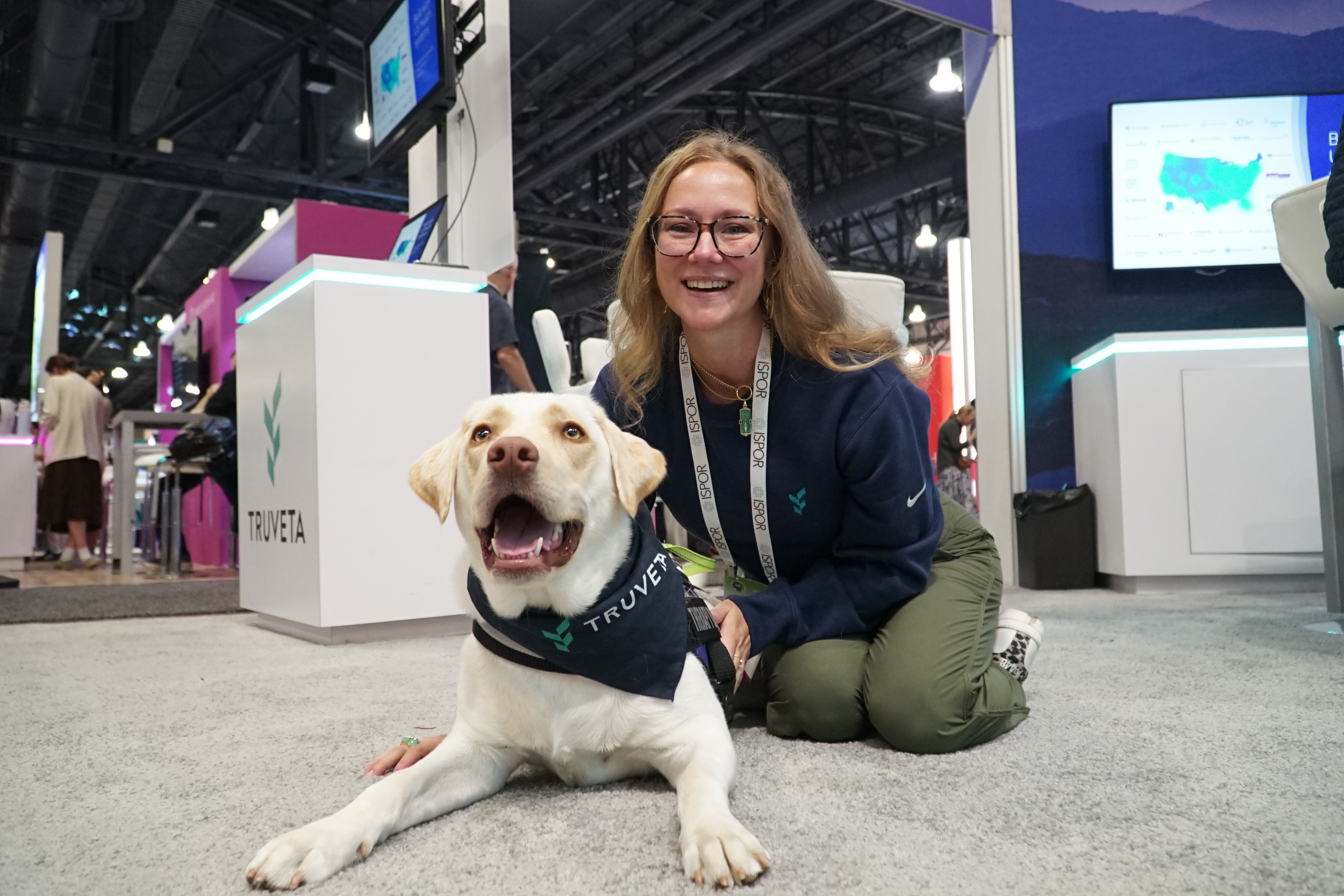 ISPOR 2026 Exhibit Floor - Therapy Dog