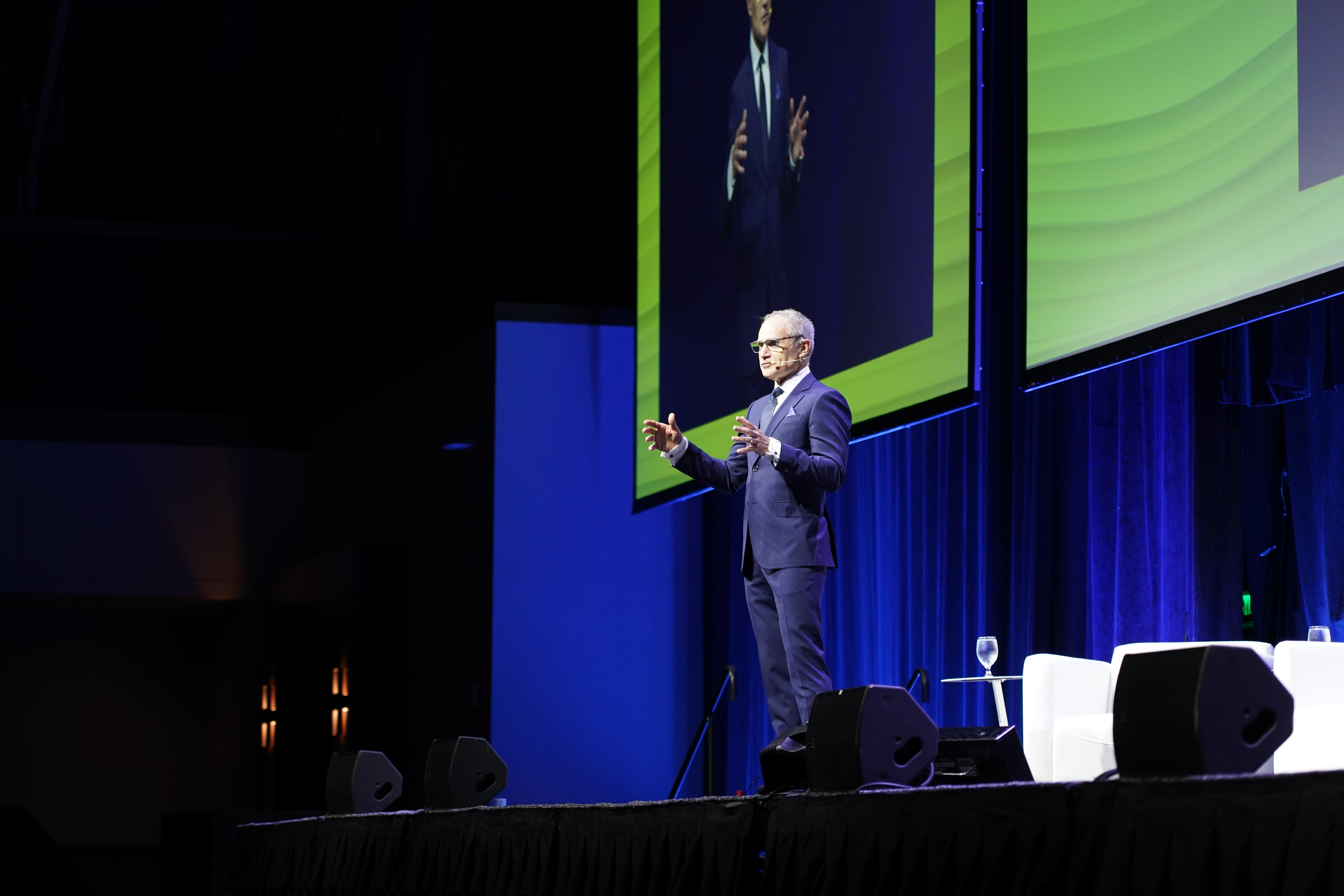ISPOR CEO Rob Abbott delivering his executive remarks before plenary 1 at ISPOR 2026