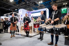 ISPOR Europe 2025 Reception Bagpipers