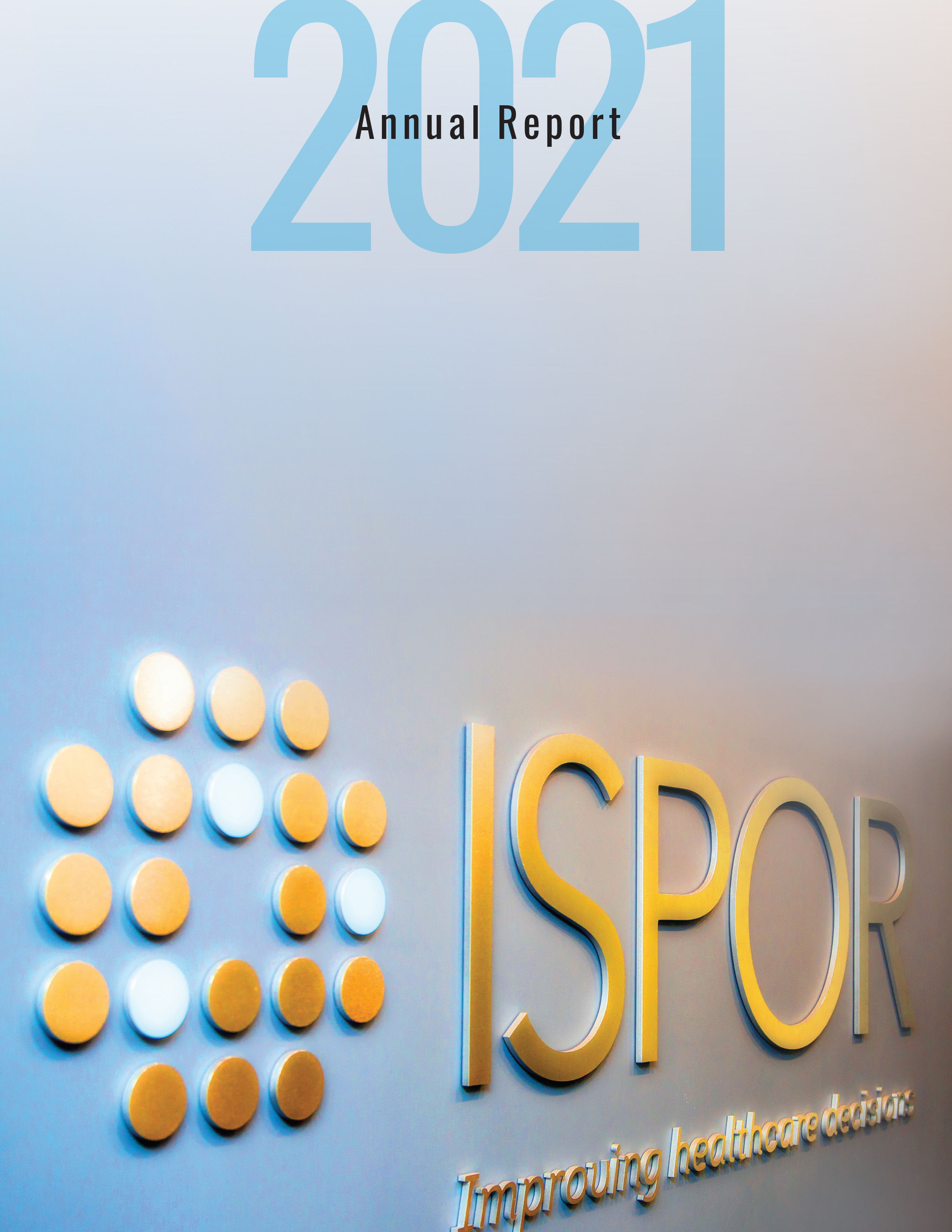 ISPOR 2021 Annual Report Cover