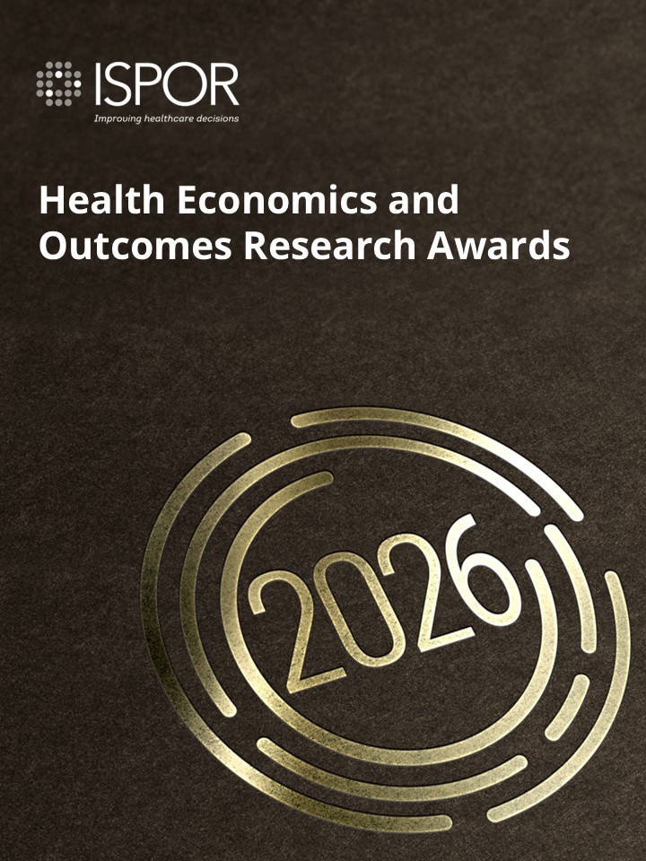 Image of the awards seal for ISPOR's 2026 Health Economics and Outcomes Research (HEOR) Awards Program