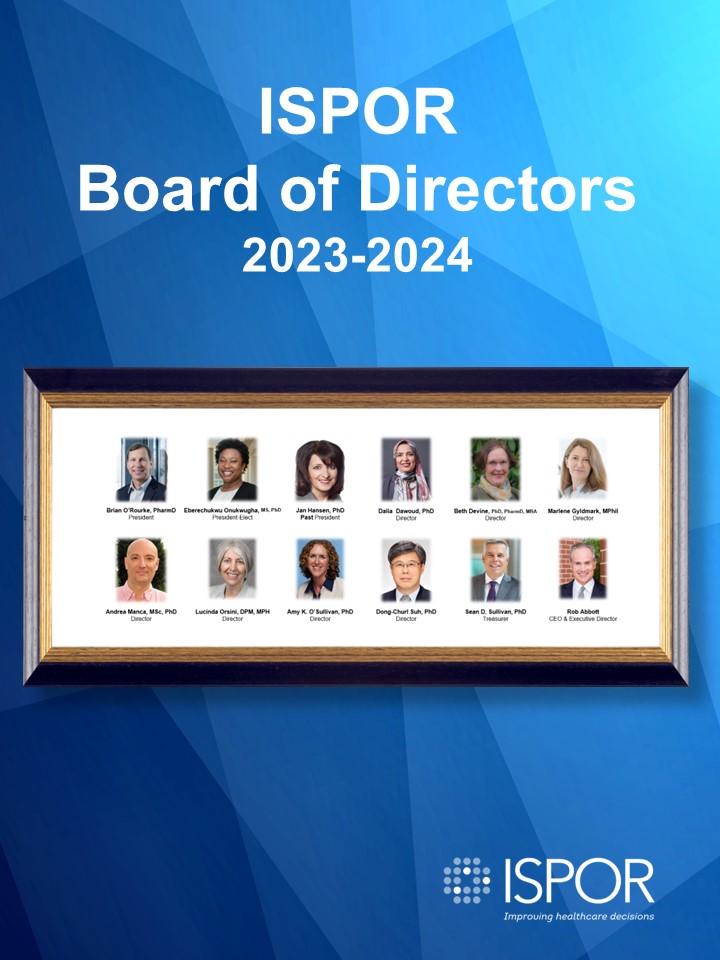 ISPOR Announces 20232024 Board of Directors