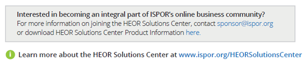 HEOR Solutions Center_Table